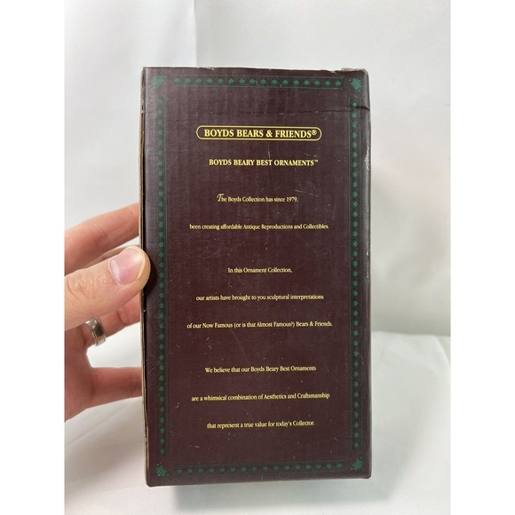 Vtg 2003 Boyds Bears‎ Ornament Bluster Dandycane #257030 Christmas Candy Cane - Picture 3 of 5